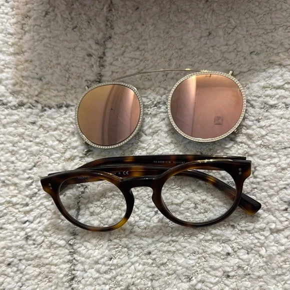 Valentino ‌2 in 1 - Glasses & Sunglasses with Case & Box